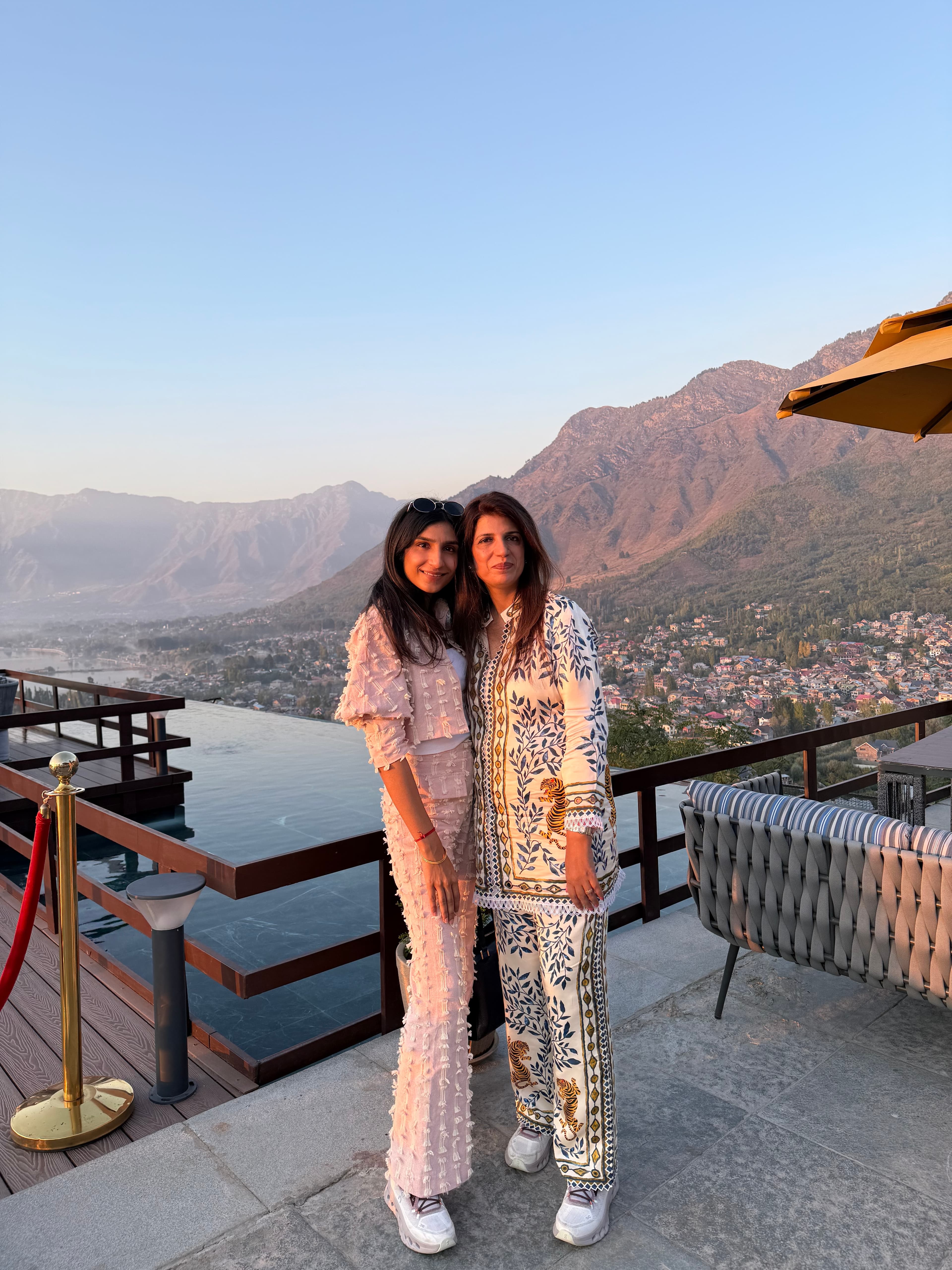 Puja and Dikshita Khullar in Kashmir