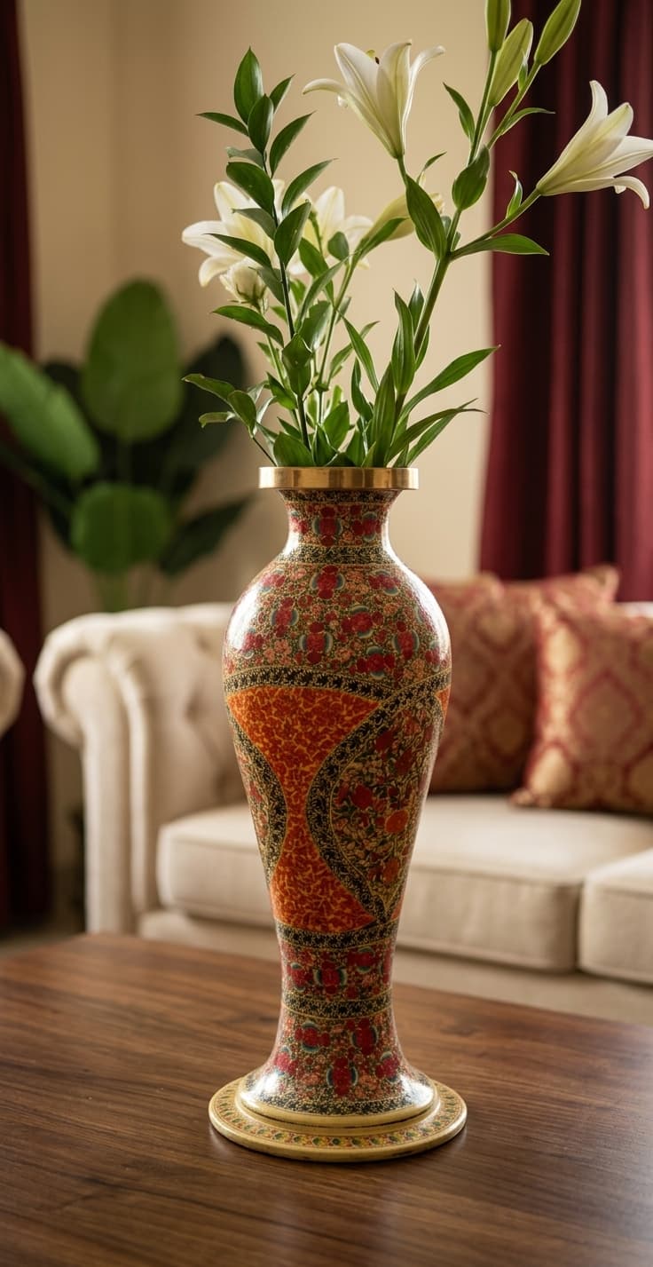 Gulzar Wide-Rim Vase