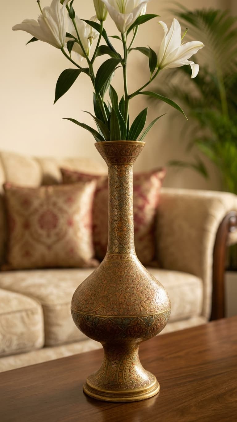 Surahi Paisley Vase