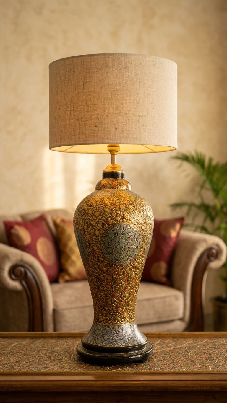 Naqashi Heritage Lamp Base