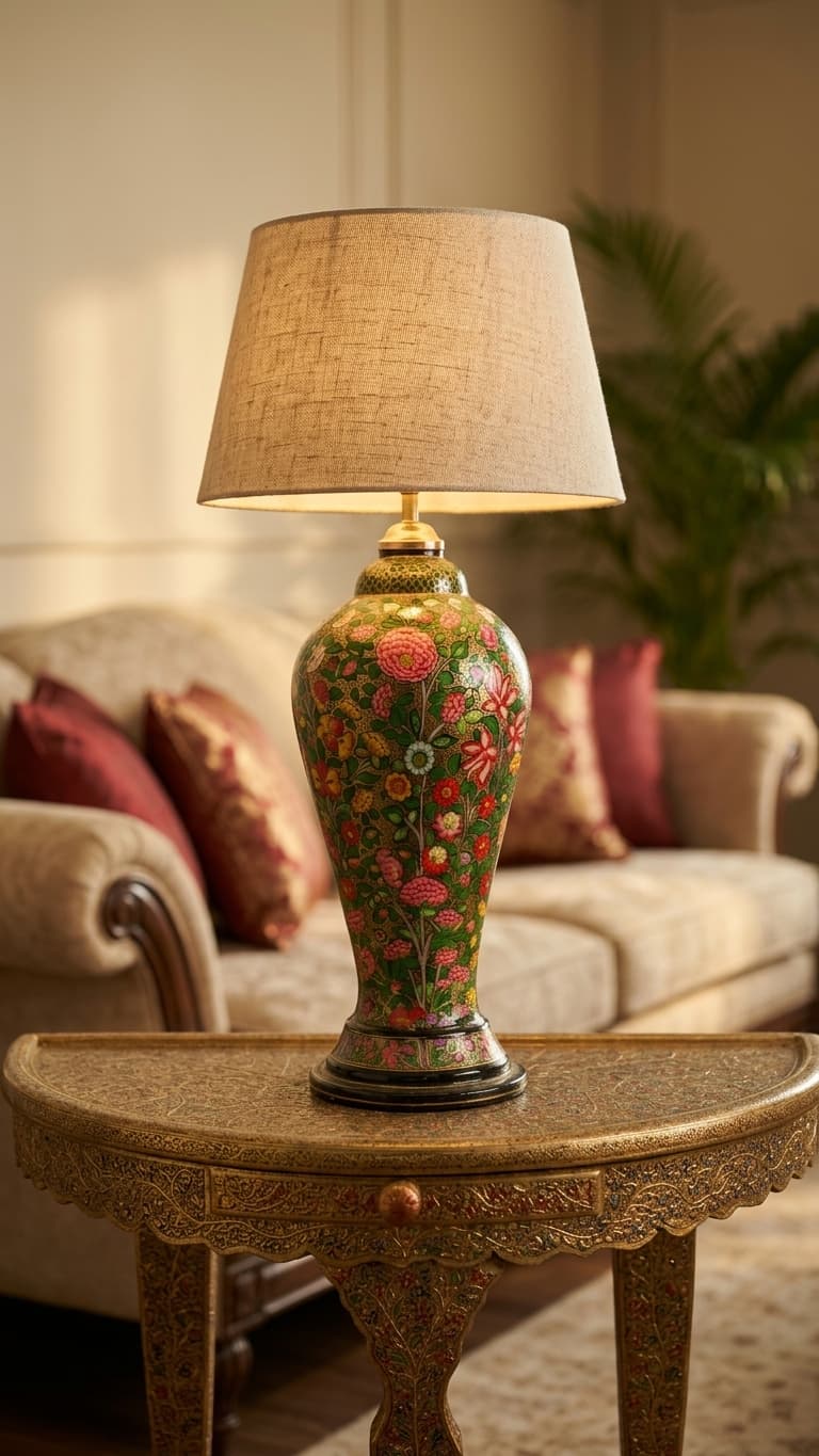 Rose Garden Lamp Base