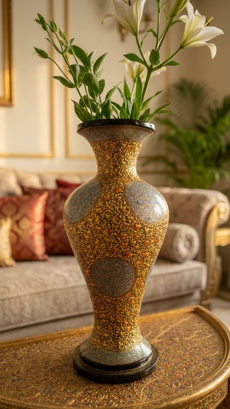 Blue Medallion Heritage Vase