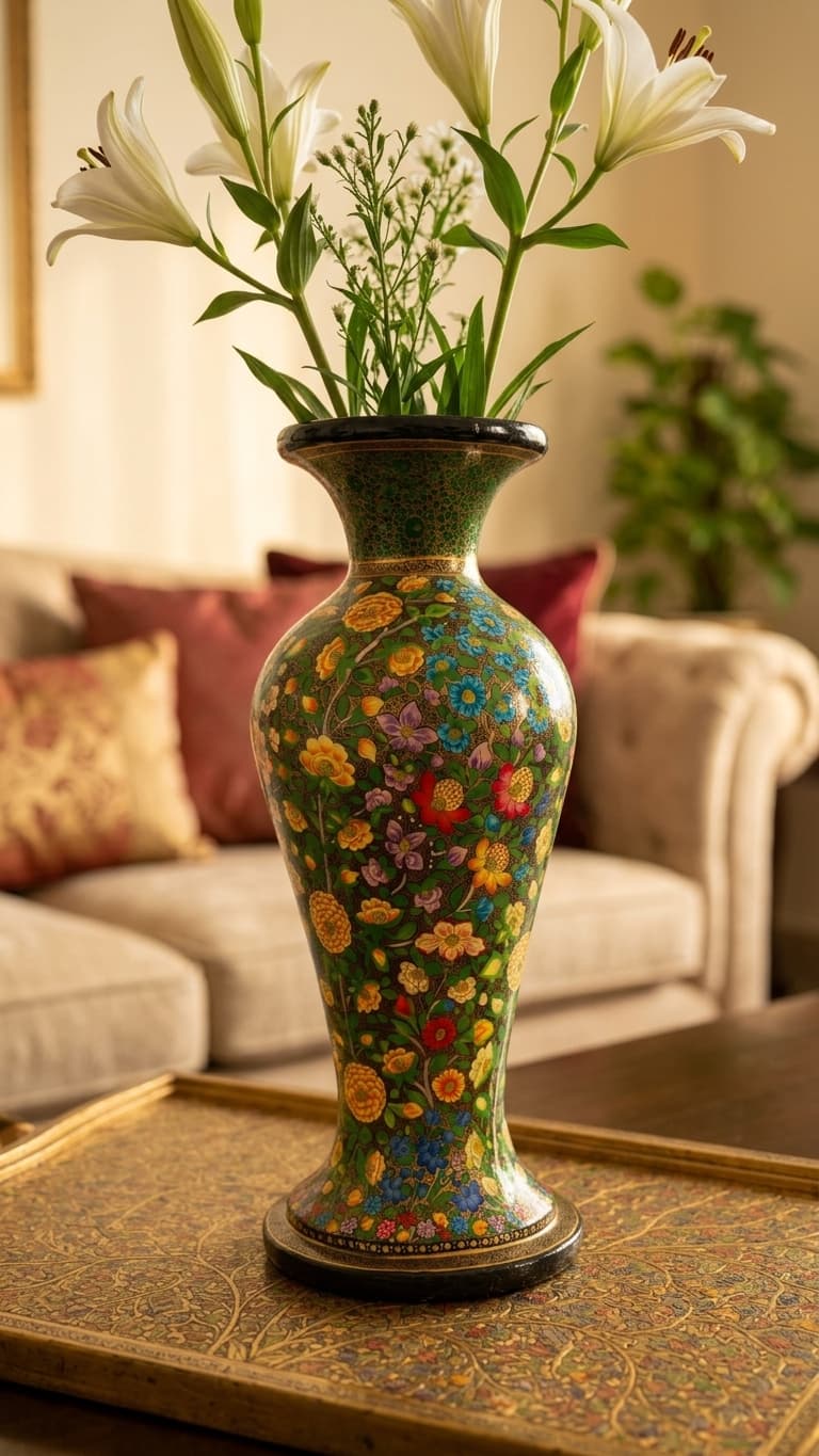 Emerald Bloom Vase